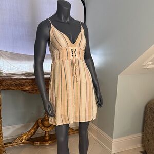 O'Neill Pastel Striped Mini Dress